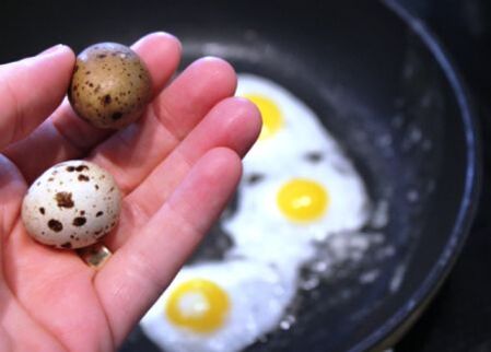 Oeufs de caille pour la puissance