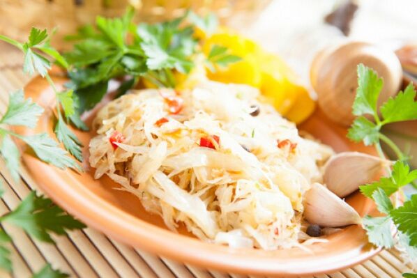 Salade de gingembre et de chou au menu pour les hommes ayant des problèmes de puissance